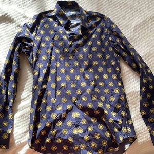 Versace button down shirt